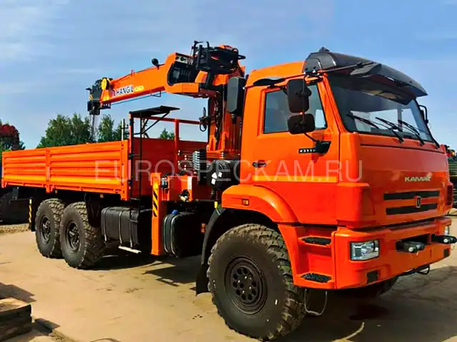 КАМАЗ 43118 бортовой с КМУ Hangil HGC 987 КАМАЗ 43118 бортовой с КМУ Hangil HGC 987