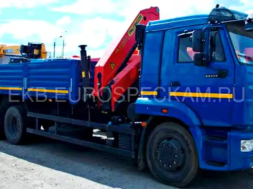 КАМАЗ 65117 бортовой с КМУ Palfinger PK 23500 A КАМАЗ 65117 бортовой с КМУ Palfinger PK 23500 A